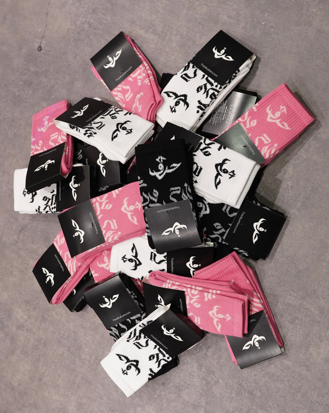 "Sunbuli Script" Socks